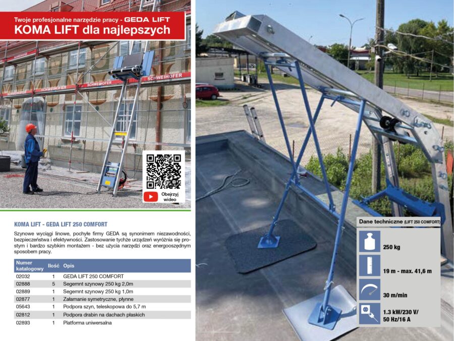 Winda dekarska KOMA LIFT - obrazek 3